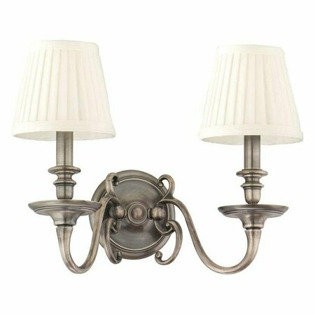 HUDSON VALLEY Charleston 2 Light Wall Sconce 1742-AGB